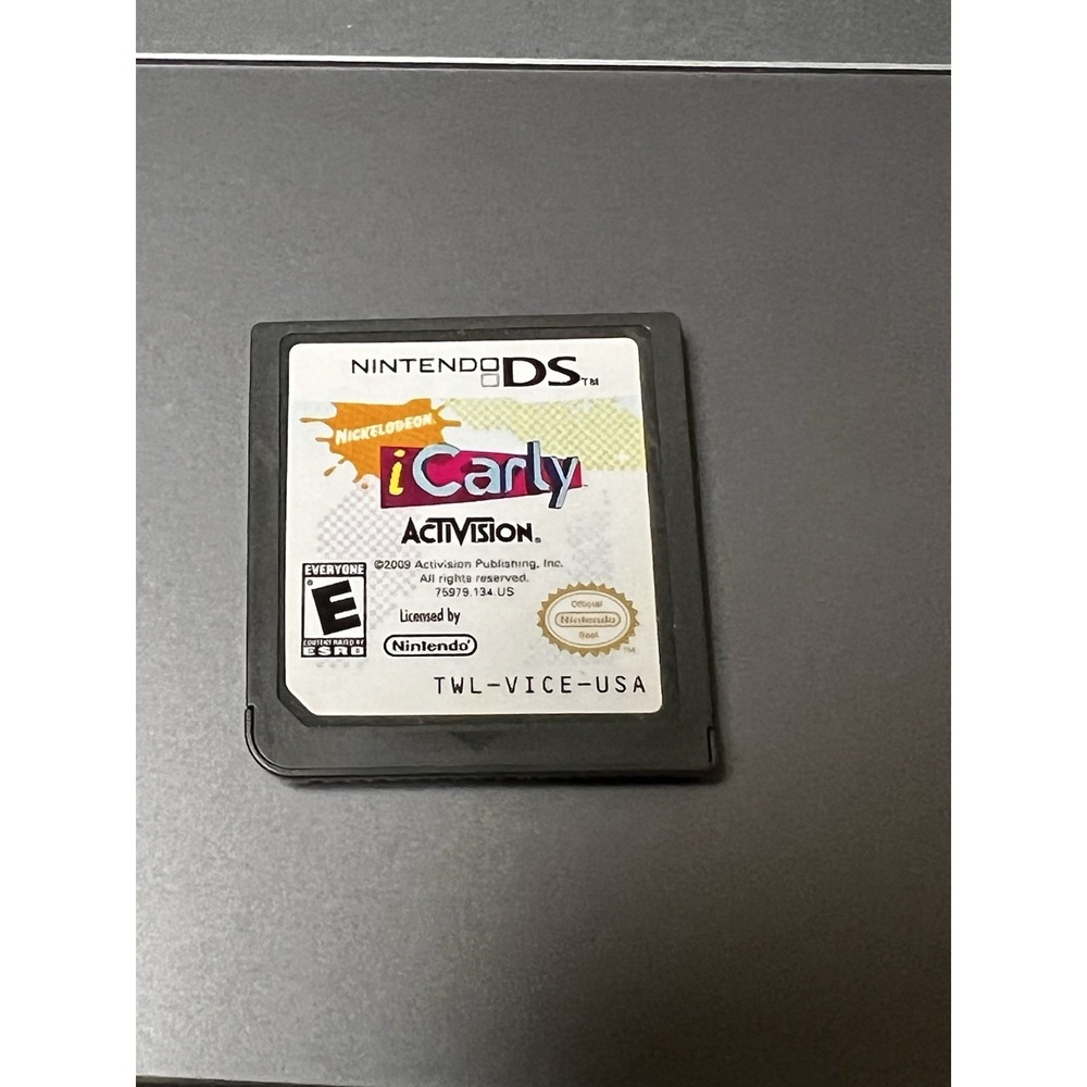 iCarly Nintendo DS‎ Game Activision TWL-VICE-USA Nickelodeon Cartridge Only